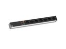 BACHMANN BASIC 19 inch 1HE 7xT13 90° SPD, Stroom 2,0m CH T12 Zwitserland