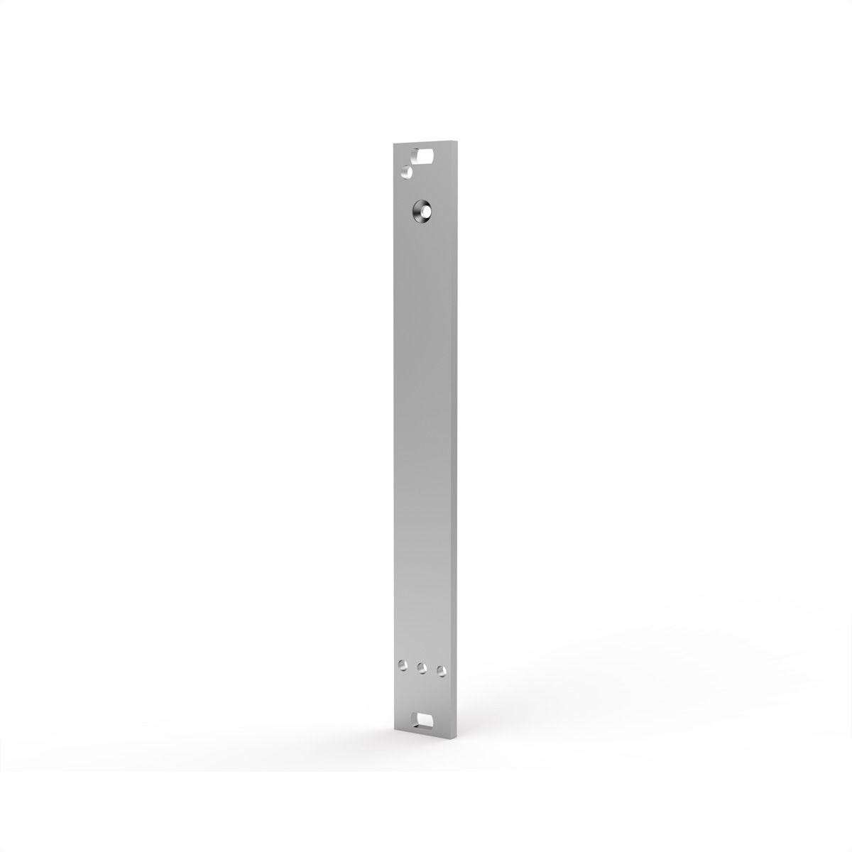 SCHROFF Plug-In Unit Front Panel, Unshielded, for Static Trapezoid Handle, 3 U, 3 HP, 2.5 mm, Al, Front Anodized, Rear Conductive