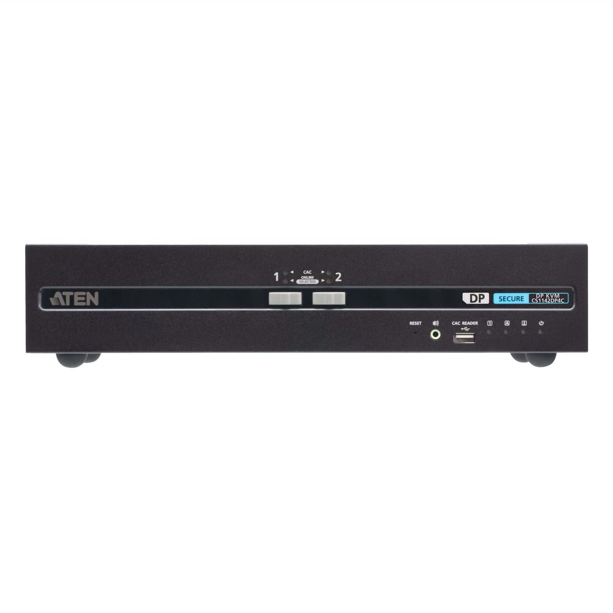 ATEN CS1142DP4C 2-Poorts USB DisplayPort Dual Display Secure KVM Switch met CAC