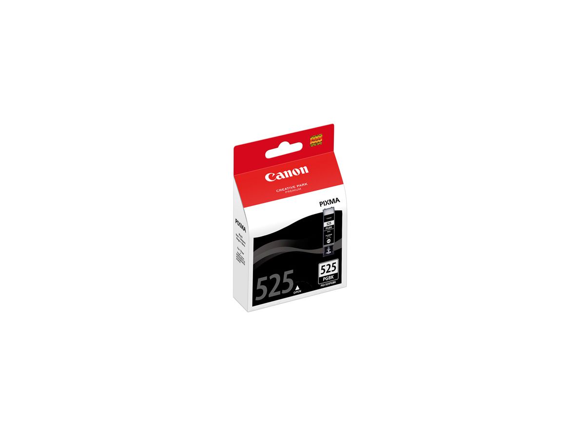 Canon PGI 525PGBK - Tinte schwarz für PIXMA, ca. 325 Seiten, für MG5150 / MG5220 / MG5250 / MG6120 / MG6150 / MG8120 / IP4820 / IP4850