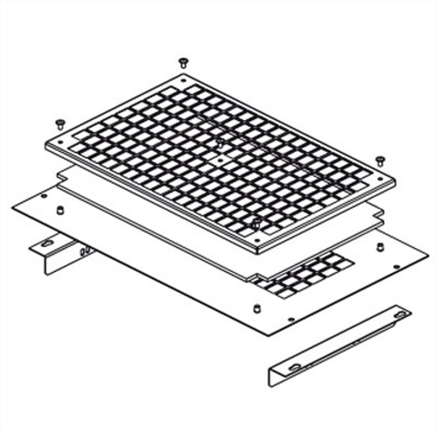 CONTEG DP-VER-03F Bevestigingskit met filter voor ventilatie unit