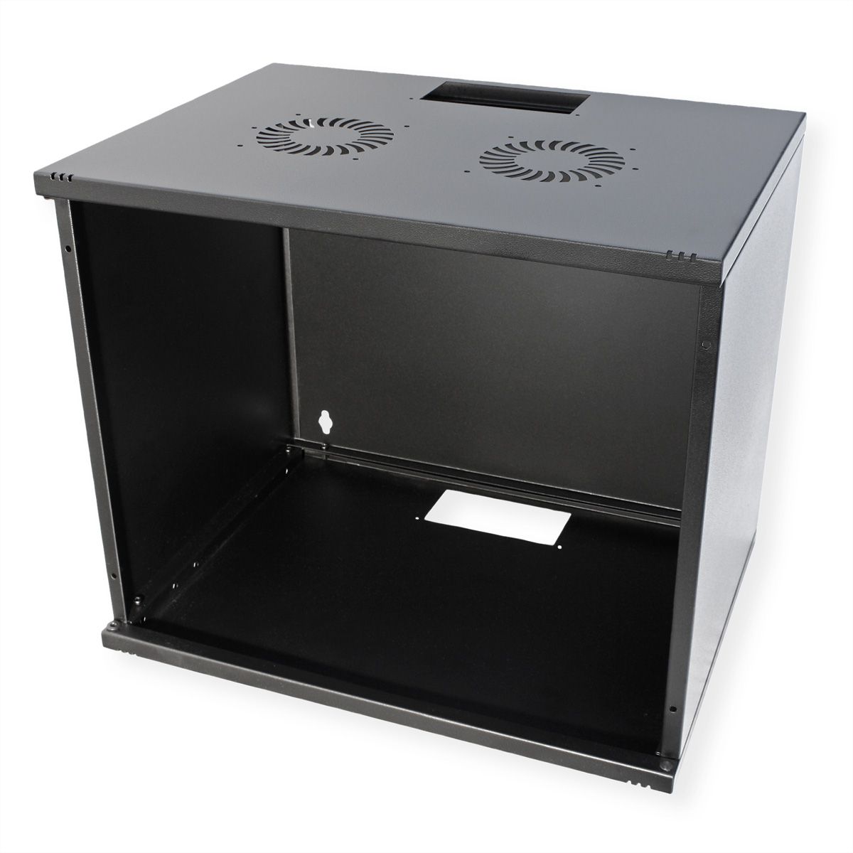 ROLINE 19-inch wandbehuizing Basic 9 U , 540x400 BxD Bouwpakket zwart