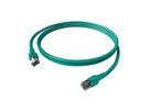 EasyLan FlexBoot Patchkabel Kat.6A, S/FTP, turkoois, 2 m