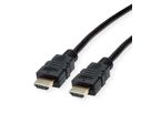 ROLINE HDMI High Speed kabel met Ethernet, TPE, zwart, 1 m
