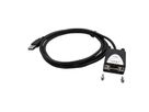 EXSYS EX-1311-2F USB 2.0 naar 1 x serieel RS-232 1,8 meter kabel met 9 pins female LED display