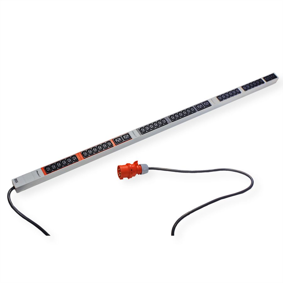 BACHMANN IT PDU ALU 1U 36x C13 6x C19 CEE 3x16A red