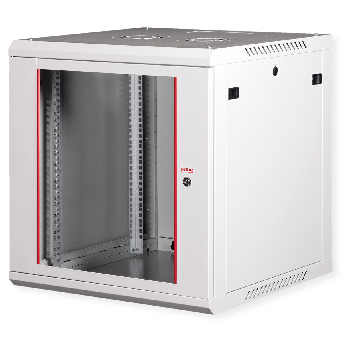 ROLINE 19" Wall Cabinet Basic Plus 12U, 600x600 BxT grey