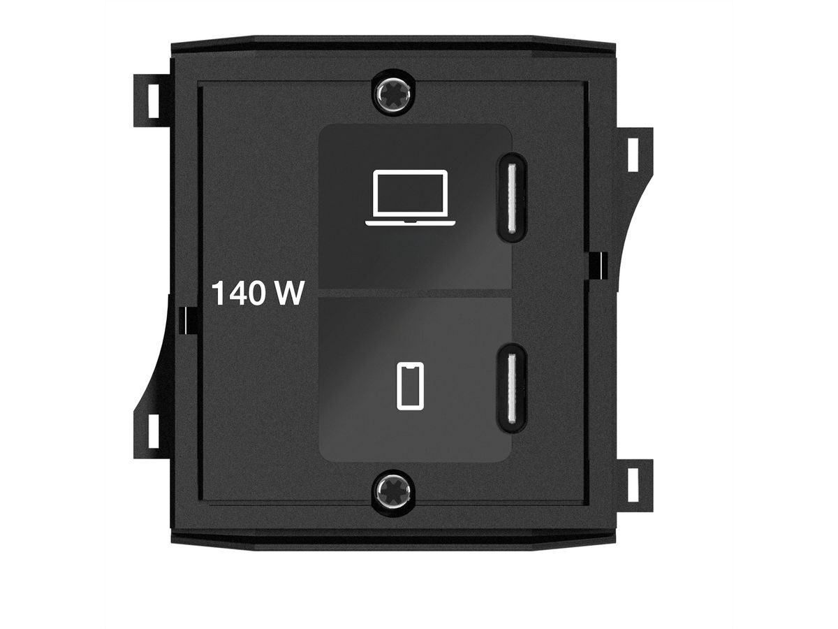 BACHMANN Custom Modul USB C/C/C Charger, mit Netzteil