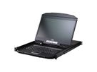 ATEN CL3708NX CH 8-Port-USB-HDMI-Einzelschienen-Breitbild-LCD-KVM-Konsole, CH-Layout