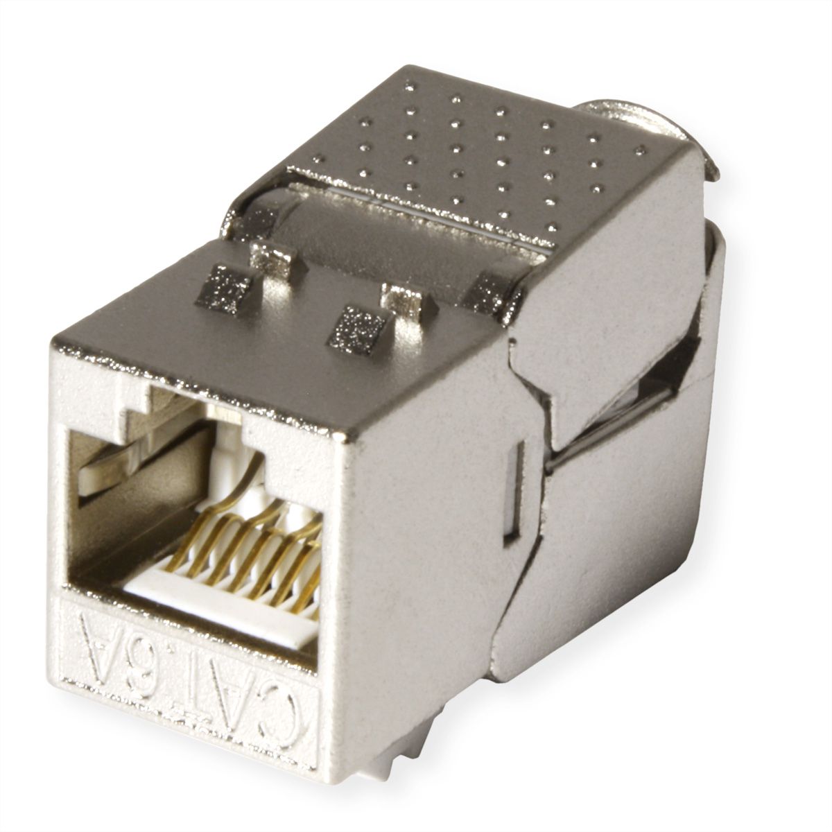 VALUE Cat.6A (klasse EA) Keystone, RJ-45, afgeschermd, zonder gereedschap, SLIM.