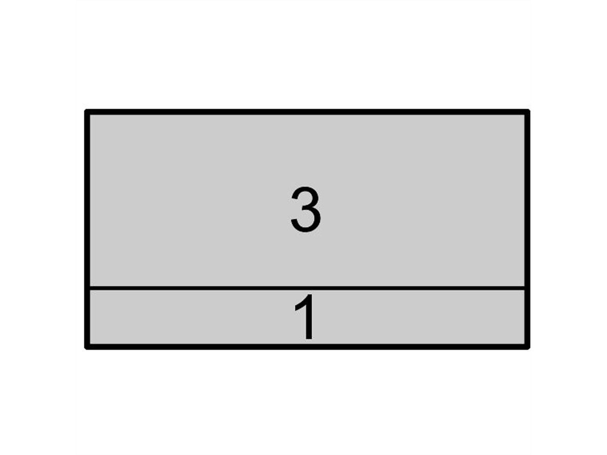 SCHROFF EuropacPRO Side Panel, Type F, Flexible, 4 U, 235 mm