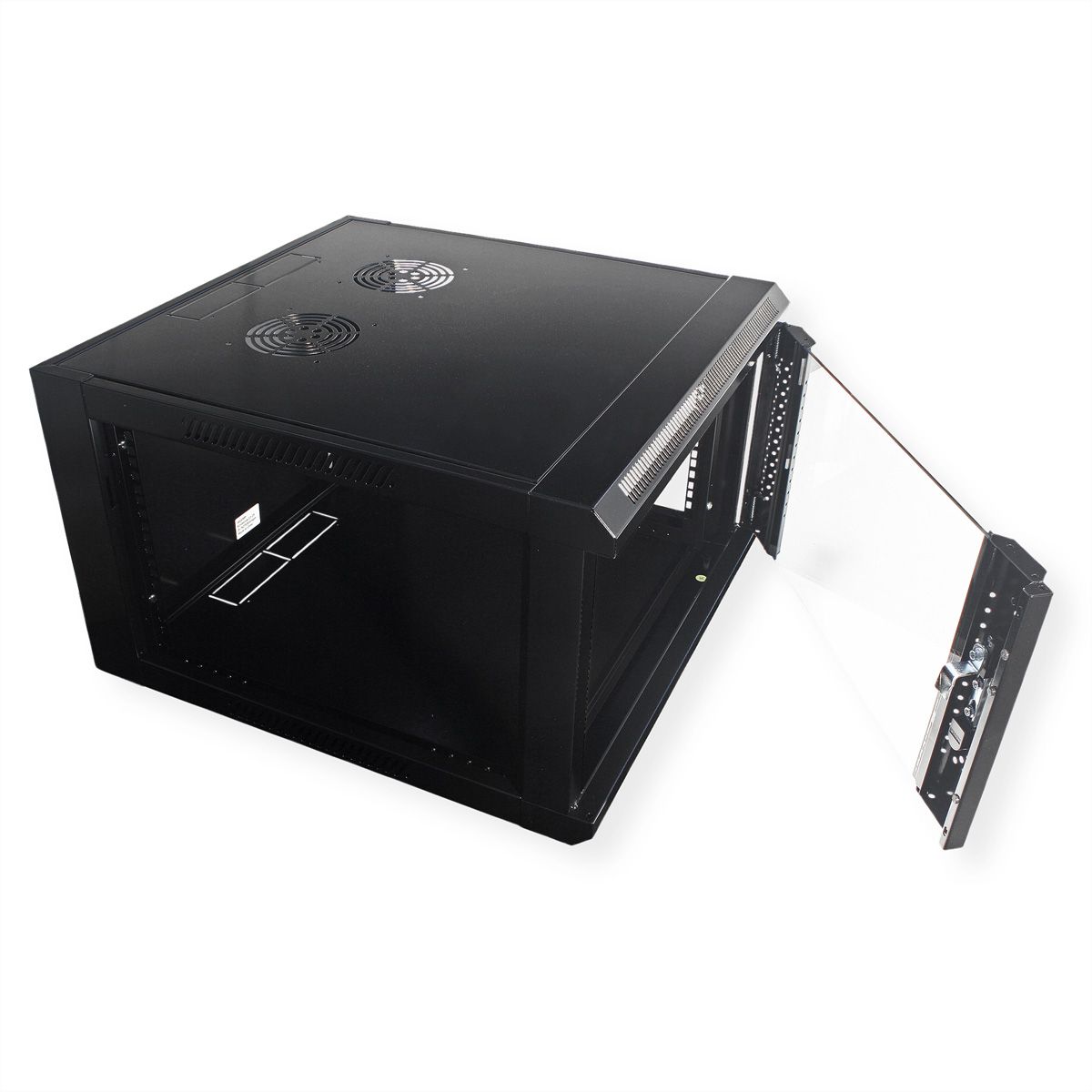 VALUE 19" Wall Mount Rack 6U, 368 x 570 x 600mm (HxWxD), black