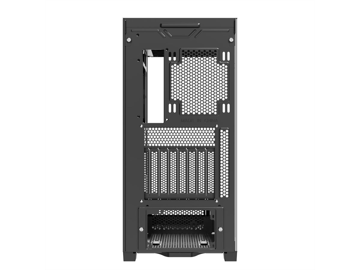 XILENCE Xilent Gleam X818.ARGB Gaming ATX PC-behuizing zwart, RGB ATX Midi Tower