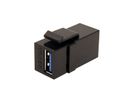 VALUE USB 3.2 Gen 1 Keystone Module, 1pc/set, black