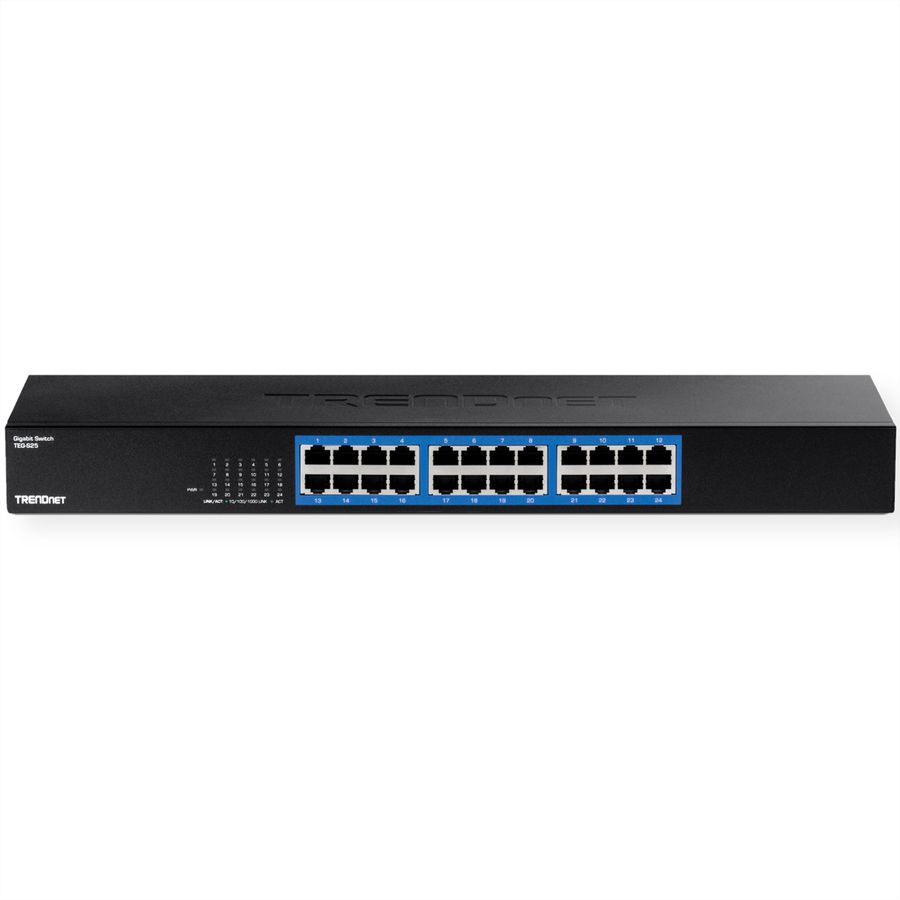 TRENDnet TEG-S25 24-poorts gigabit switch voor rack montage