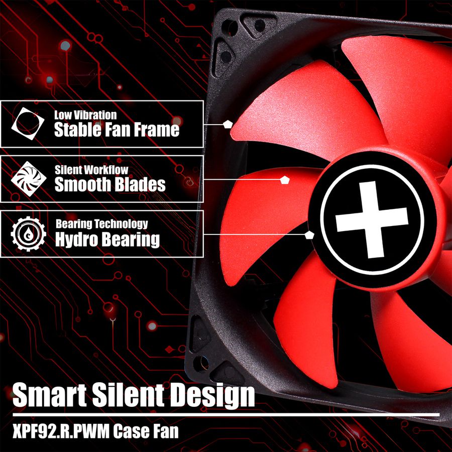 Xilence XPF92.R.PWM 92mm PWM Case Fan, 4PIN