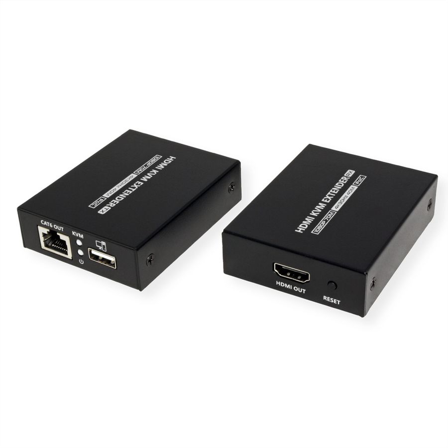 VALUE KVM-Extender via Cat.6/6A, HDMI 4K30, max. 40m