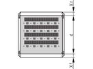 SCHROFF Varistar Shelf, Stationary, 75 kg, RAL 7035, 800W 900D