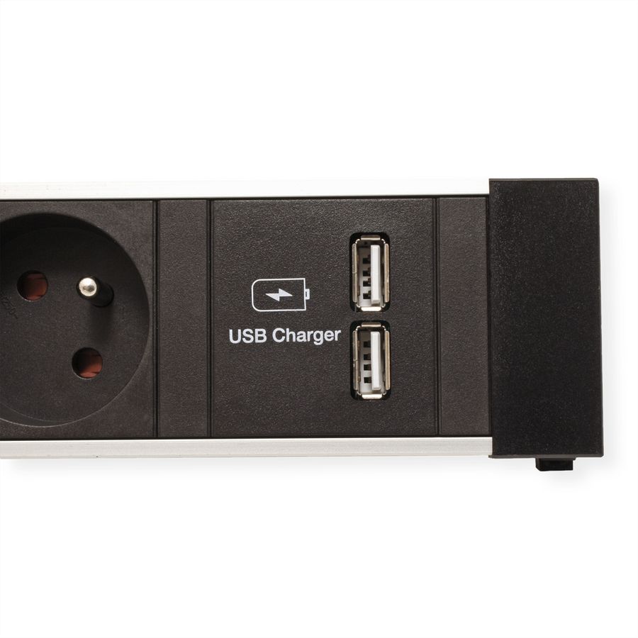 BACHMANN POWER FRAME 3xUTE 1xUSB Charger Strom 0,2m GST18