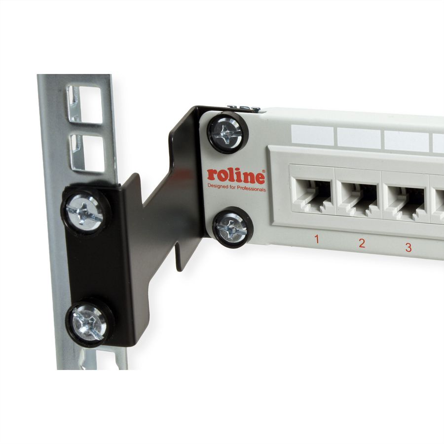 VALUE 19" Rack Depth Extender, 2 pcs, 1U, metal, 101.5mm