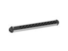 BACHMANN PRIMO socket strip 12x earthing contact, aluminium, 1.75 m