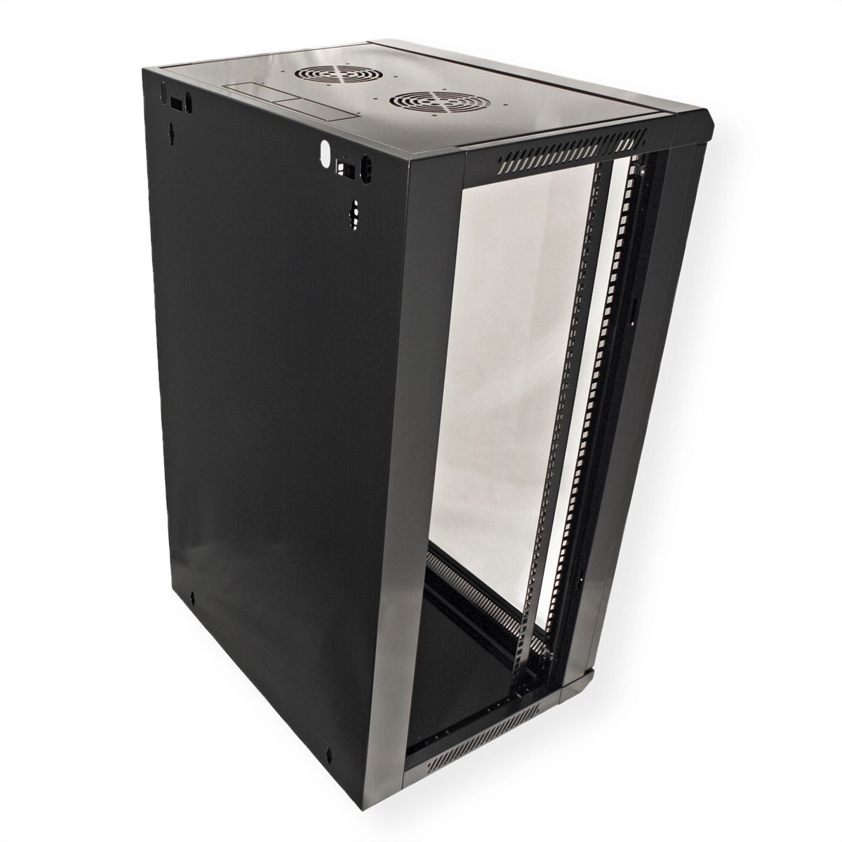 VALUE 19" Wall Mount Rack 18U, 910x570x450mm (HxWxD), black