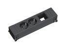 BACHMANN POWER FRAME 2xCEE7/3 1xCM, Plastic profile 0.2m GST18