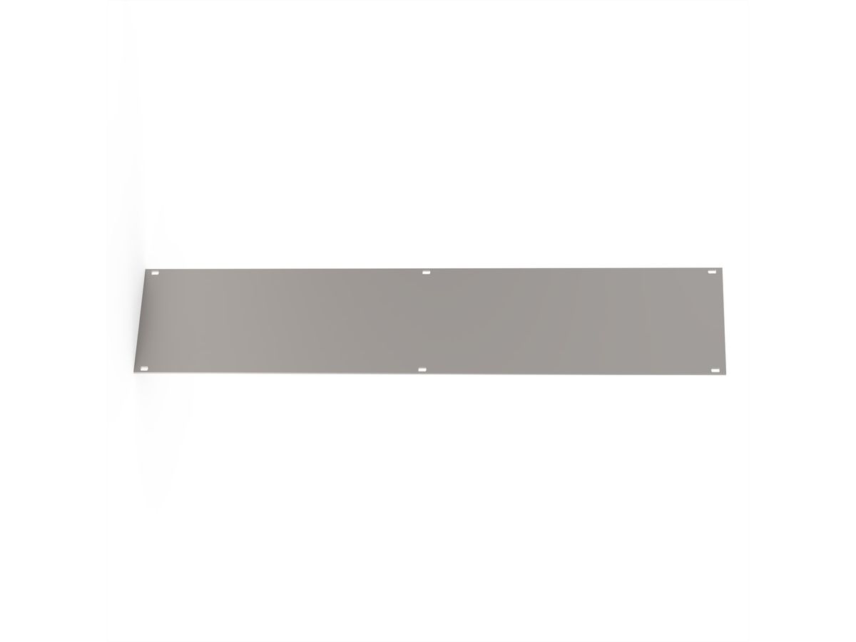SCHROFF Front Panel, Unshielded, Screw Assembly 2 U, 84 HP, 2.5 mm, Al, Anodized