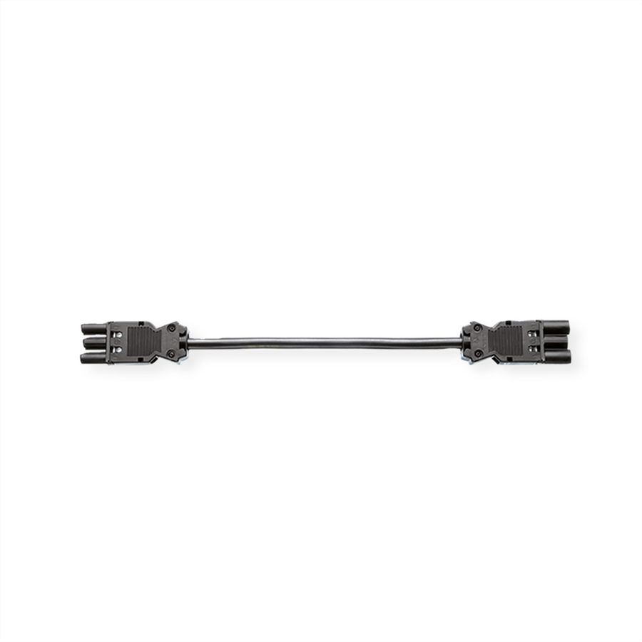 BACHMANN verlengkabel GST18-3 male/female, zwart, 3 m