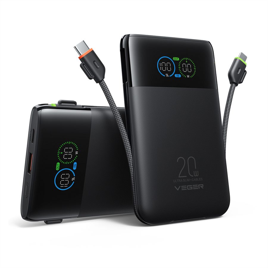 VEGER Powerbank W1211A 10000mah Black