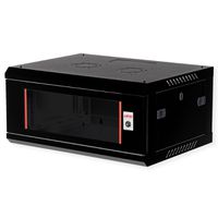 ROLINE 19" Wall Cabinet Basic Plus 4U, 600x450 BxT black