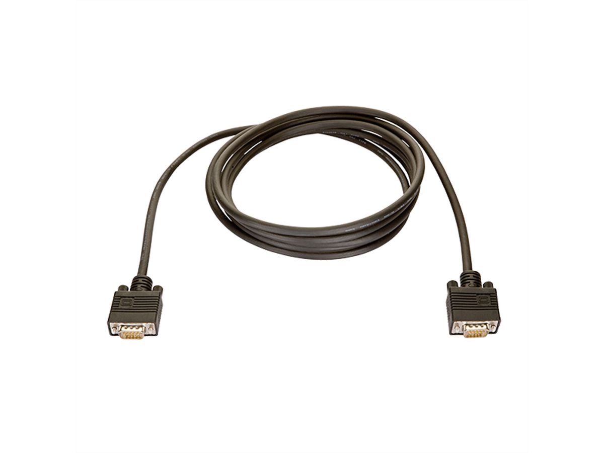 BACHMANN extension cable VGA, black, 5 m