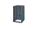 SCHROFF Novastar kast met beglaasde deur en achterwand, Slim-Line, RAL 7021, 767H 553B 600D