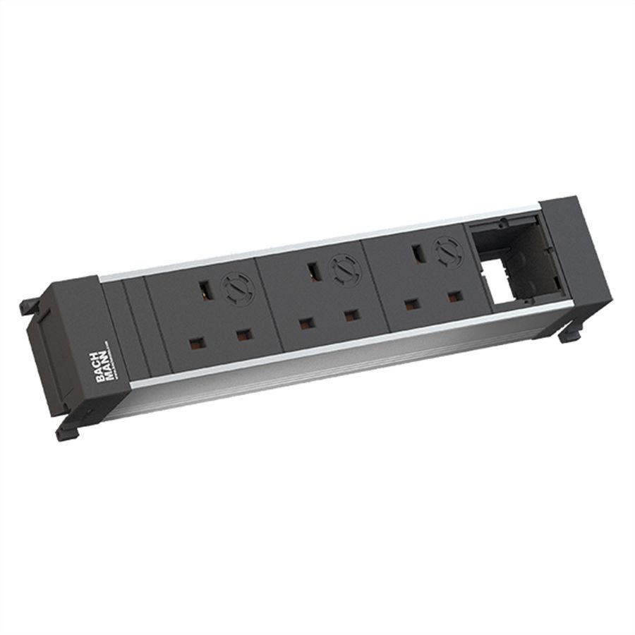BACHMANN POWER FRAME 3xUK 3.15A 1xCM, 0.2m GST18 United Kingdom