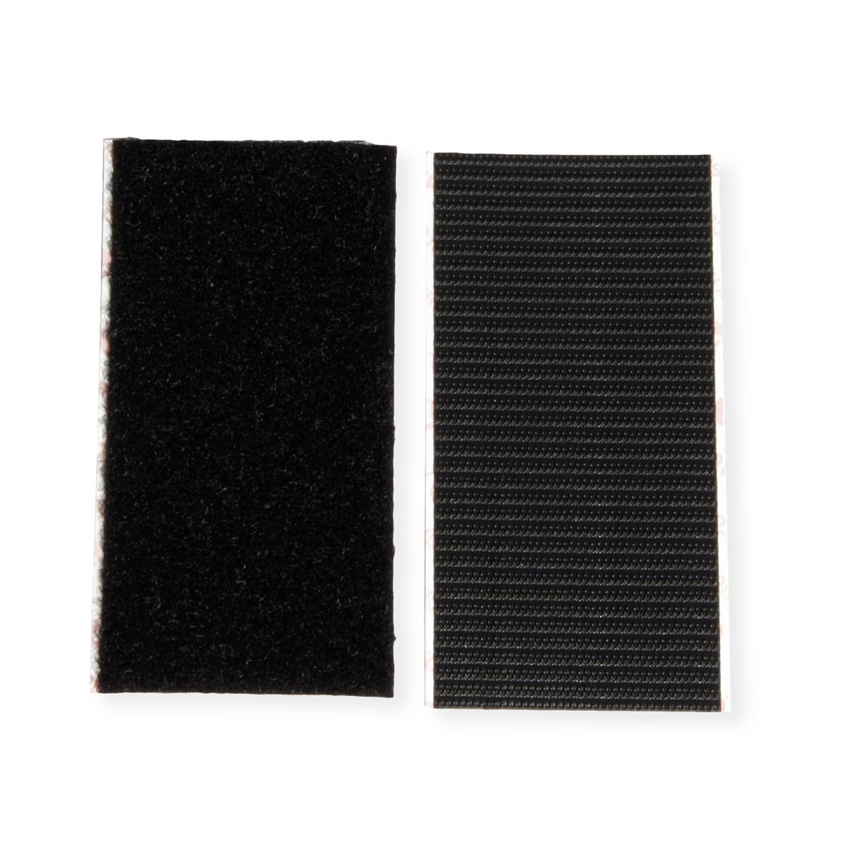 VELCRO® Klittenbandstrips Extra Sterk Zelfklevend Haak & Lus 50mm x 100mm x 2 sets Zwart