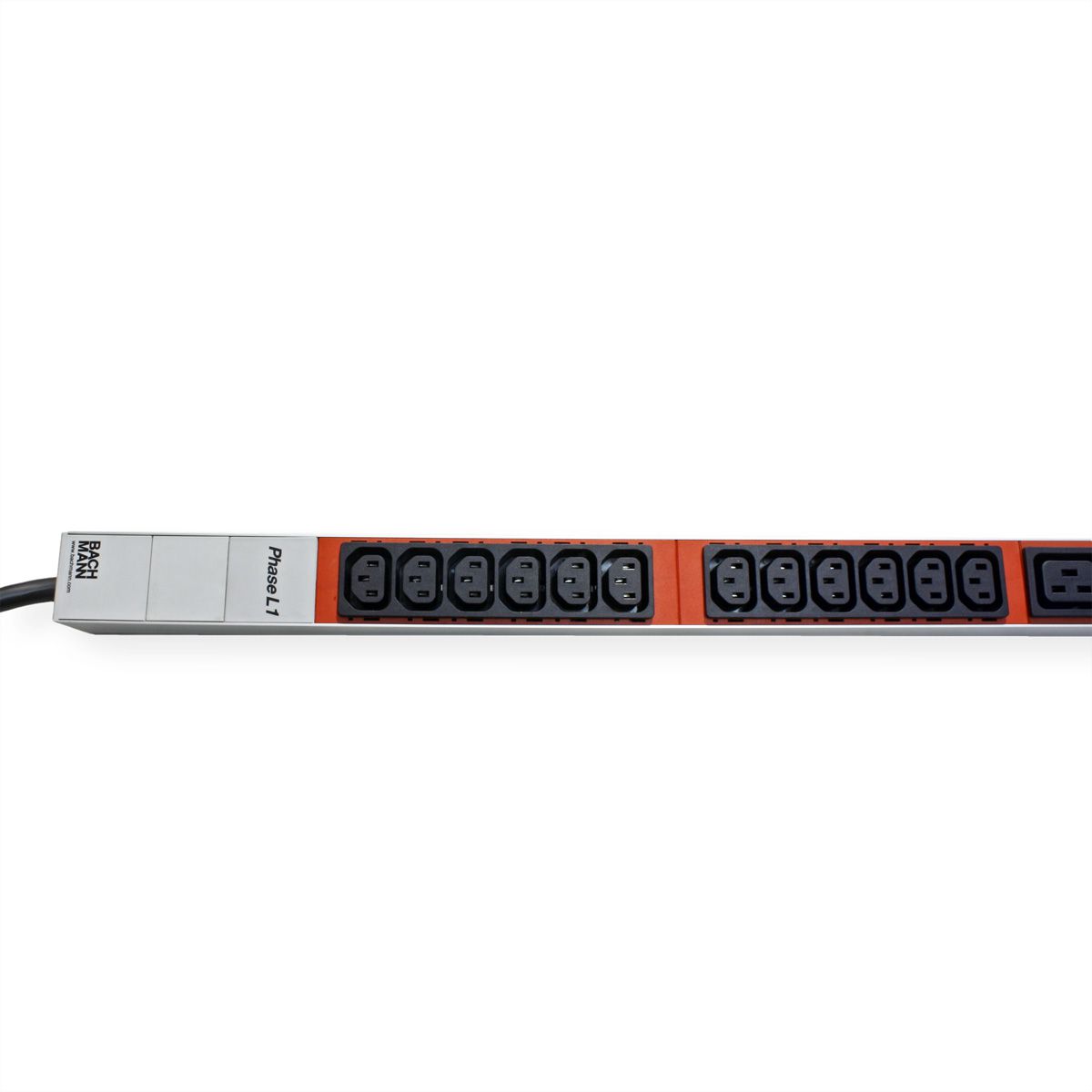 BACHMANN IT PDU ALU 1U 36x C13 6x C19 CEE 3x16A red