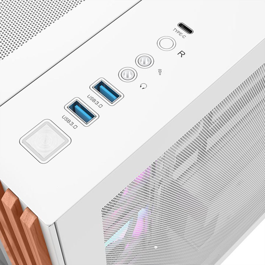 Thermaltake View 380 WS ARGB Mid Tower Case, White