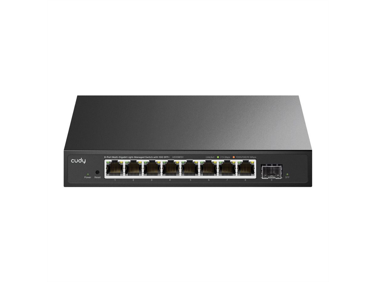 CUDY HS108ES1 8-Port 2.5G Switch Light Managed mit 10G SFP+