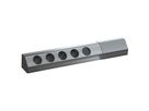 BACHMANN CASIA 4x earthing contact, switch, Stainless steel