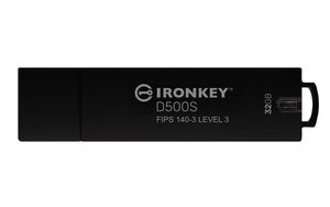 Kingston Technology IronKey 32GB D500S FIPS 140-3 niveau 3 AES-256