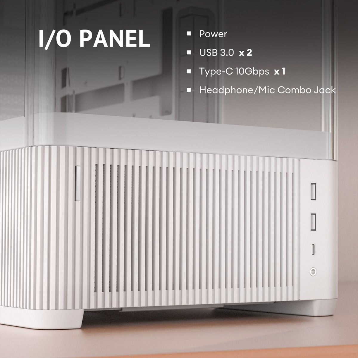 ANTEC Constellation C6 Curve Air White PC Case ATX Midi Tower, white