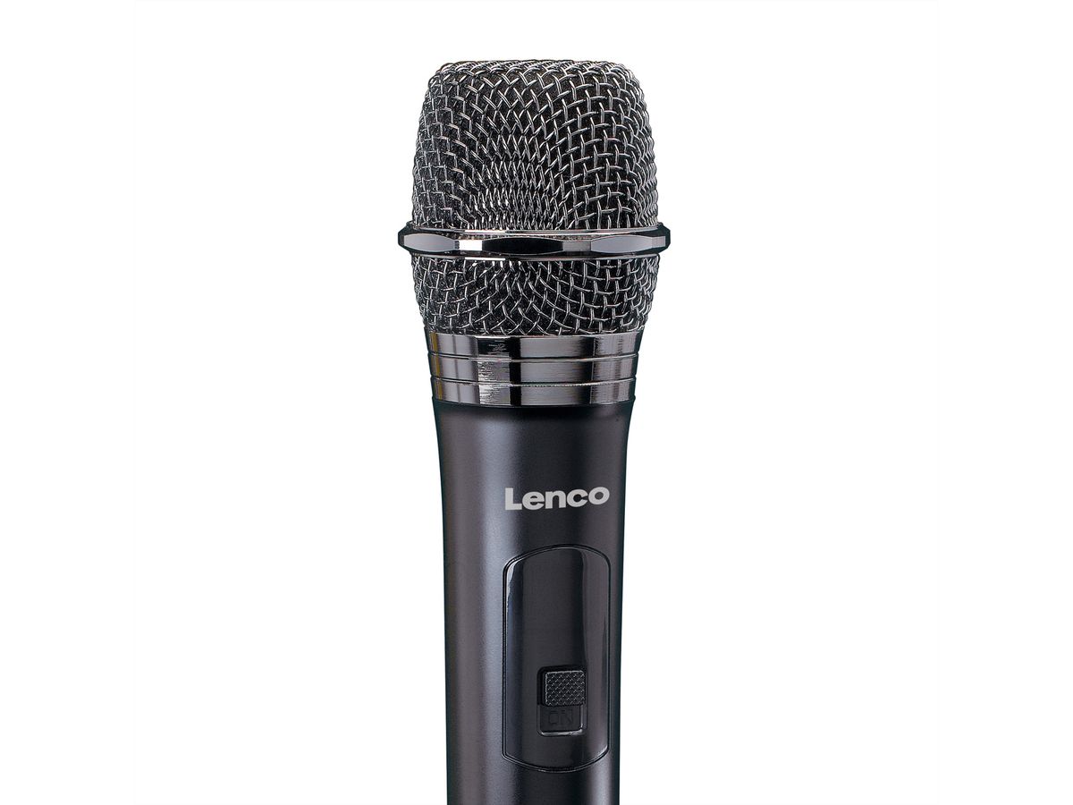 Lenco 2x Draadloze Microfoon MCW-020BK
