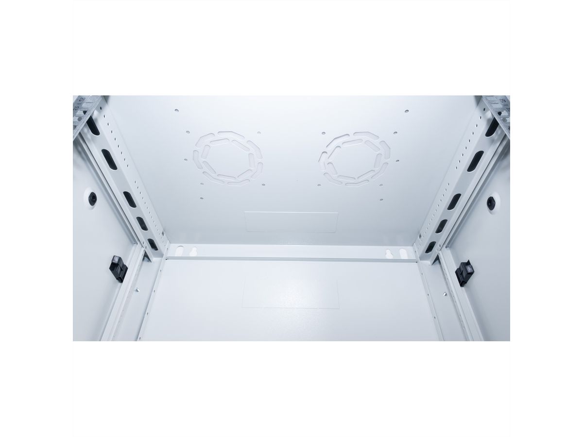 ROLINE 19" Wall Cabinet Basic Plus 9U, 600x450 BxT grey