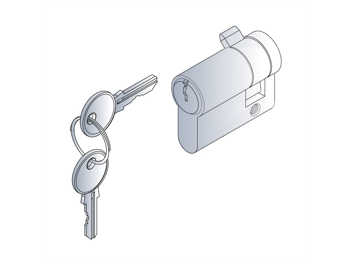 SCHROFF Novastar slotcilinder, DIN slotgat
