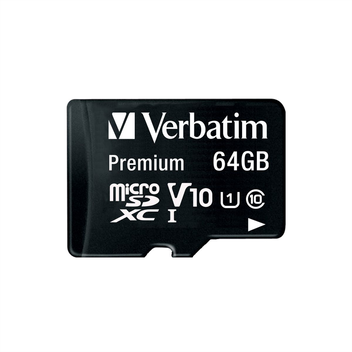 VERBATIM microSDHC Card 64GB Class 10 Retail