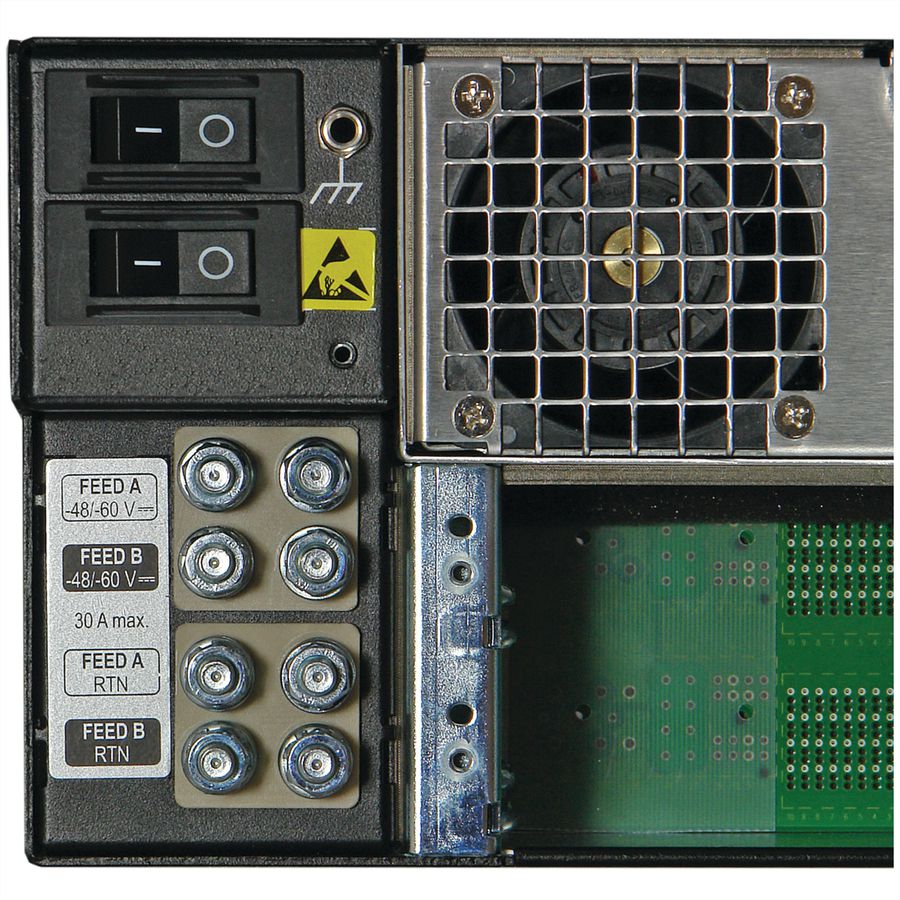 SCHROFF ATCA System 450/40 FTR Series, 2 Slot, DC, Node/Node, Radial IPMB