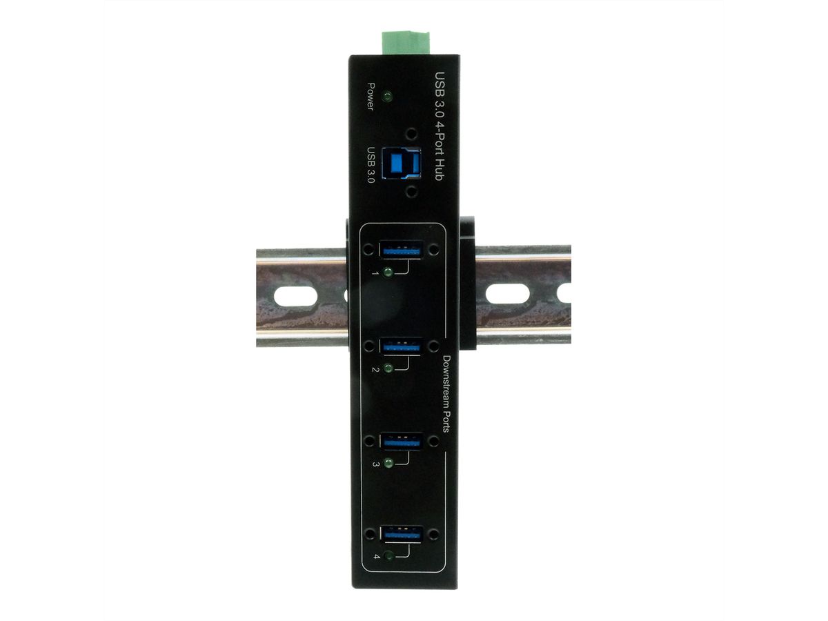 EXSYS EX-11224HMVS 4-poorts USB 3.2 Gen 1 metalen HUB VIA VL811+ chipset