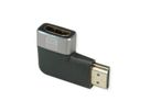 ROLINE 8K HDMI-adapter, HDMI Male/Female, 90° haaks
