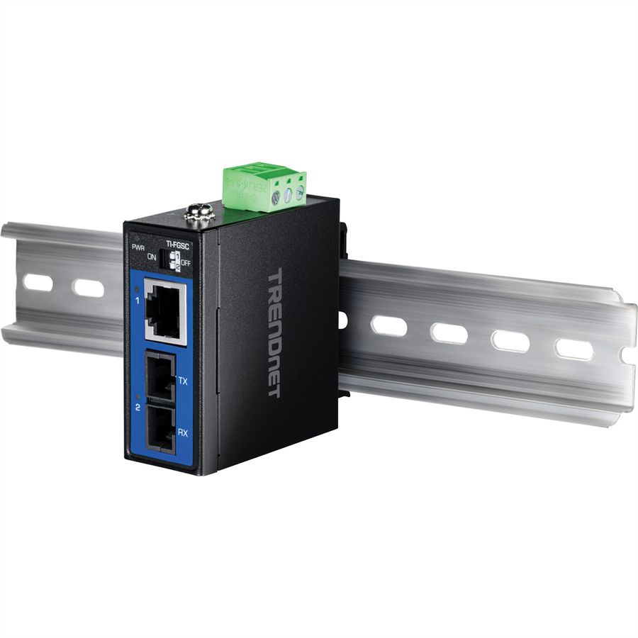 TRENDnet TI-FGSC Industrial Medienkonverter 1000BASE-LX Multi-Mode SC 1km
