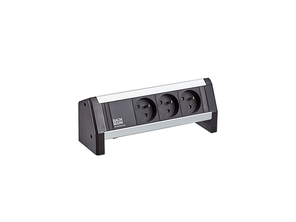 BACHMANN DESK 3xUTE 35° zwart In-Out:GST18